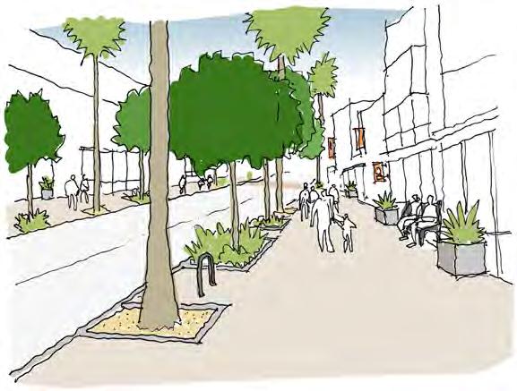 SECTION 5 streetscape + public realm standards introduction Good landscape design is an essential part of any development, streetscape, or district.
