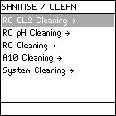 Sanitising or cleaning the RO Cartridge(s), Continued Cleaning (continued)