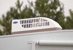 Stay cool and comfortable with the dependable 13,500 BTU Carrier rooftop air conditioner.