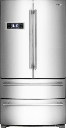 138 Series Fridge600 FM36CDFDS1 36" Counter-depth French-door Refrigeration Stainless Steel exterior Total no frost Dual cycle and dual air-cooled refrigeration system Electronic control with LCD