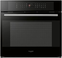 52 F7SP30B1 30" Touch Control Single Oven - Black Glass Creactive Touch Control System Dual True Convection Self-cleaning oven with Multifunction baking Black Porcelain enamel interior Cool to the