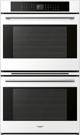 55 Series Double Ovens700 Single & Double Ovens 700 Series F7DP30W1 30" Touch Control Double Oven - White Glass Creactive Touch Control System Dual True Convection Self-cleaning oven with