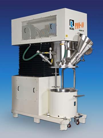 Planetary Stirrer and Disperser (PowerMix) Some highly filled and highly viscous formulations require a two-step approach to assure a properly dispersed batch.