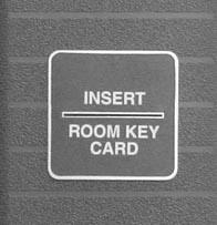 The user then presses the Rocking Chute (Push for Ice) for ice dispense. Pushing the ice chute activates the gearmotor. The room key card must stay in the slot for the microswitch to remain activated.