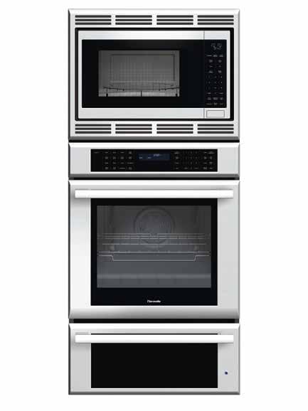 MEDMCW71JS 27-INCH TRIPLE COMBINATION BUILT-IN OVEN MASTERPIECE SERIES - SoftClose door ensures ultra smooth closing of the oven door - Fastest preheat in the luxury segment (around 7 minutes) -