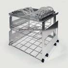 51 Dental 800-3 levels ophtalmology cart with washing arm and 20 injection