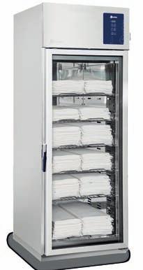 9 DIN 1/1 trays capacity on 9 removable shelves or - up to nr. 18 anaesthesia bags capacity - up to nr.
