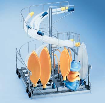 Mobile units for anaesthetic instruments E 715/1 Mobile unit For approx. 4 AN-Sets / 12 breathing tubes up to 1.