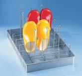 Inserts for shoes E 984 Insert 1/2 To take various utensils