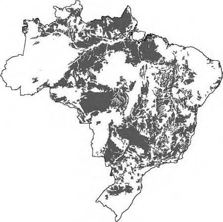 THE BRAZILIAN SOIL CLASSIFICATION SYSTEM 139 Figure 11.8 A map of Brazil showing the main distribution of Latossolos. of A horizon; if a histic A horizon is present, it is less than 40 cm.