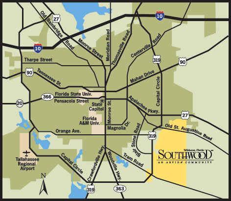 A Greenfield TC: Southwood Southwood is a large, masterplanned community situated on the southeastern edge of Tallahassee, Florida s capital city.