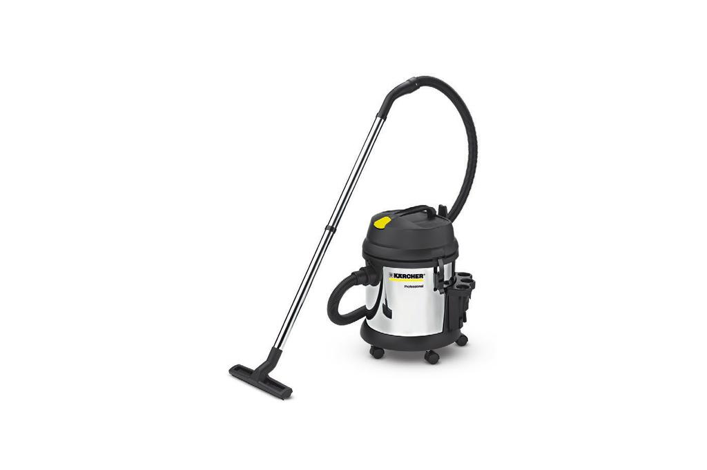 NT 27/1 Me All-purpose vacuum cleaner built for demanding cleaning applications, with stainless steel container 1 On-board accessory storage 3 Robust metal latches All of the accessories can be