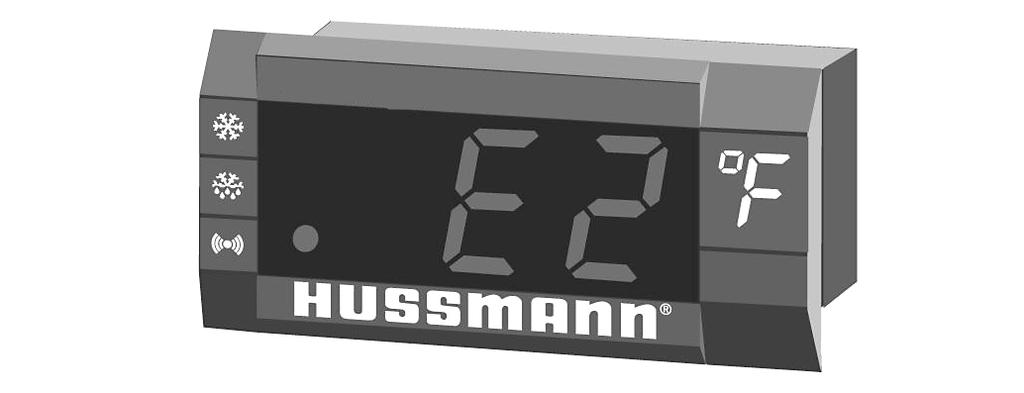 A few seconds after the temperature is set, the display reverts to showing the sensed temperature in the merchandiser.