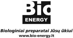 BIOENERGY LT Klaipėdos g. 25, LT 35213 Panevėžys Tel. +370 657 48008 El. paštas info@bio-energy.lt www.bio-energy.lt Parodos dalyviai E29 Marius Vyšniauskas direktorius.
