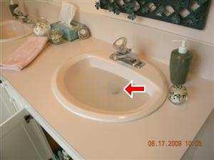 A PLUMBING DRAIN, WASTE AND VENT SYSTEMS Comments: Repair or Replace (1) The sink is draining slowly.