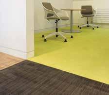 Westbond and Tessera carpet tiles For me, Marmoleum was an obvious choice as there was no limit on designs or colours.