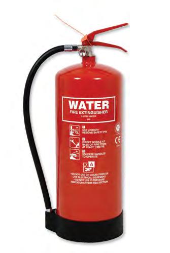 Water Extinguishers These are the most widespread type and the cheapest Ideal as they cool the fire Not suitable for electrical