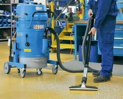 with all workshop cleaning tasks INDUSTRIAL VACUUMS WITH MORE EFFICIENT FILTER TECHNOLOGY For general workshop and industrial cleaning.