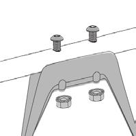 Secure axle to barrels with provided accessories (two screws and drum base) (Fig 5). 7.