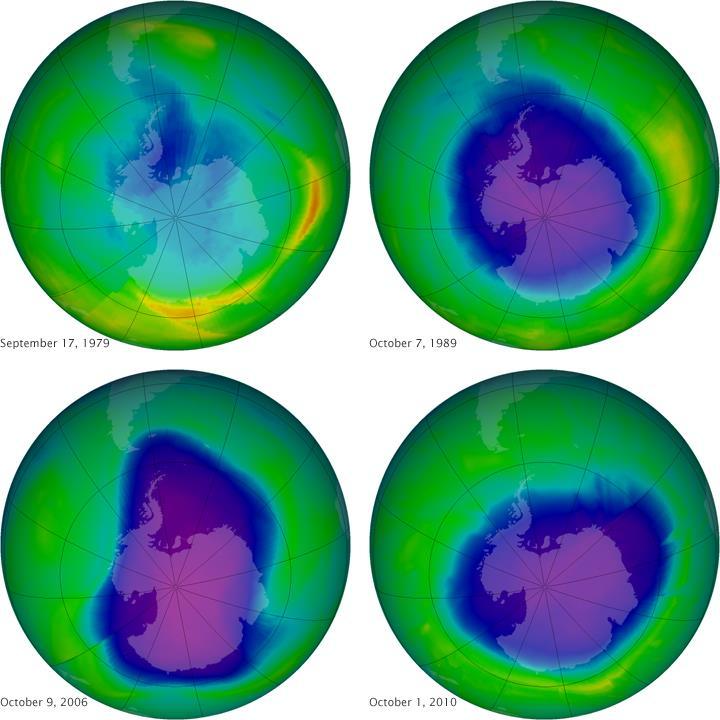 Introduction (1/6) Antarctic Ozone Hole Size (NASA, NOAA) 10 6 km 2 Year Date Max Mean 7 Sep -13 Oct 1979 17 Sep 1.1 0.1 1989 03 Oct 21.9 18.