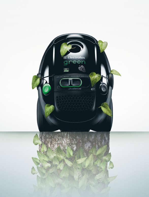 Making a change for a better climate starts at home. 33% LESS ENERGY* Electrolux Ultrasilencer Green is our most quiet vacuum cleaner. It s also the most eco-friendly.