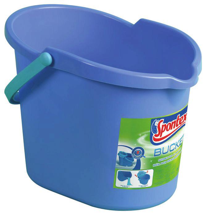 OVAL BUCKET 14 LT Large capacity: 14L. With lip to ease emptying.