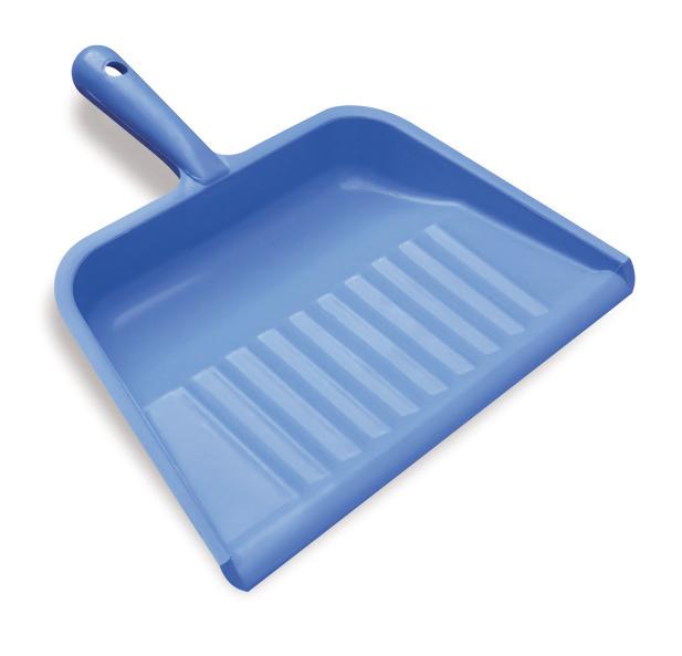 DUSTPAN Made from strong and durable polypropylene. Comfortable handle with hanging hole.