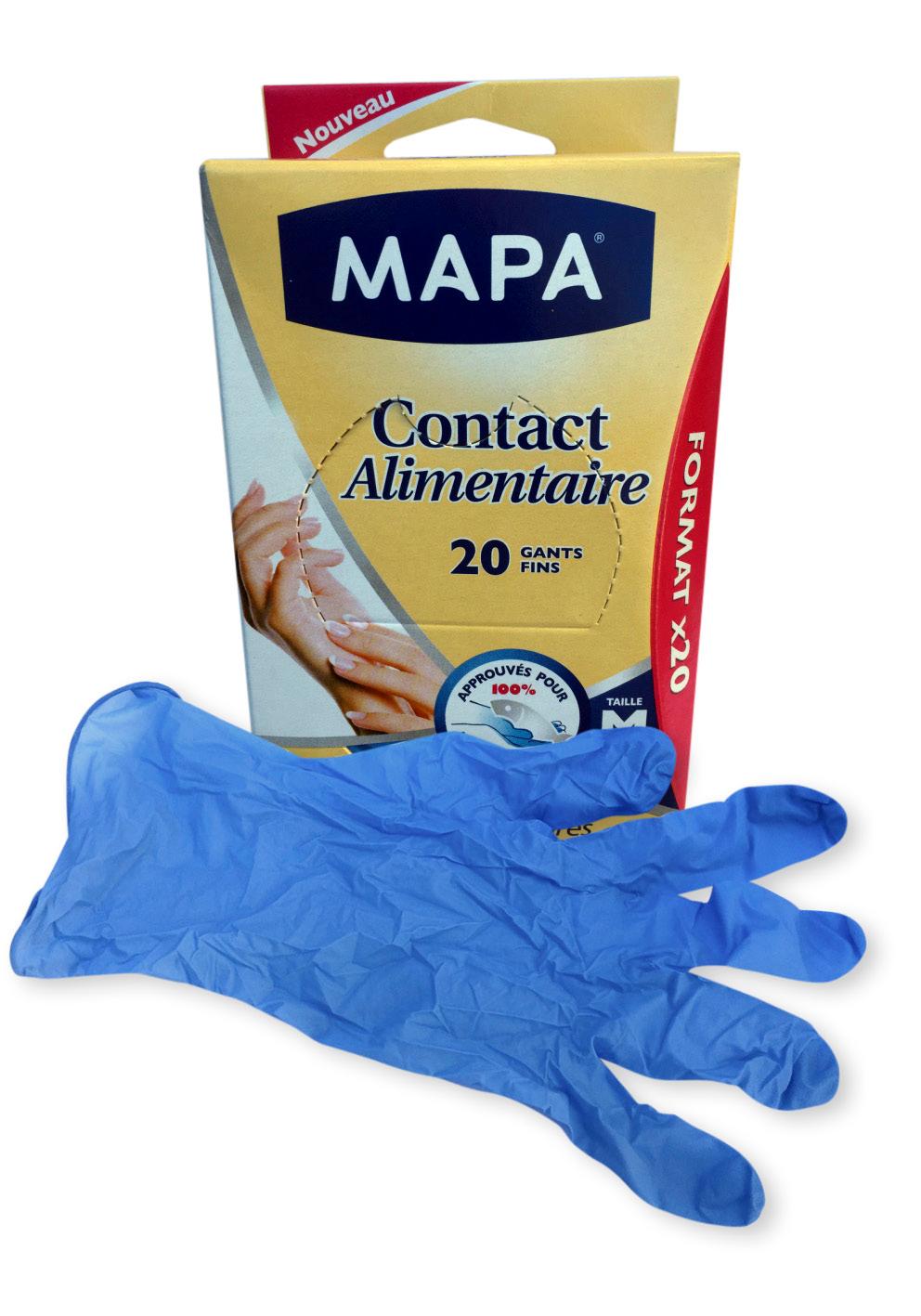 Gloves 40 s Outer Pack Quantity: 6 Packs EAN Code: 8001700992277 FOOD CONTACT DISPOSABLE GLOVES 20 S Nitrile blue disposable gloves for all food handling Laboratory tested for all types of food
