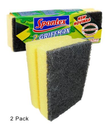 GRIFFMAX FOAM SCOURER 3 variants (single, 2 pack and 3 pack) Nailguard shape for improved grip Strong and resistant Product Code: