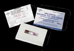 Steam After sterilization, the instant readout integrator card predicts the outcome of the biological test for immediate load release.