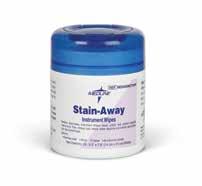 8L) 4/cs Stain Remover DECONTAMINATION MDS8800C05 Stain Away Instrument Wipes Remove rust and stains to restore instrument luster.