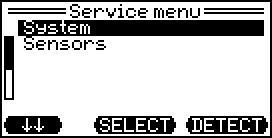 AFTER ENTERING CODE 0011 THE DISPLAY READS: FROM HERE YOU REACH THE SYSTEM MENU (SEE SECTION SYSTEM MENU ), TO PERFORM GENERAL ADJUSTMENTS.