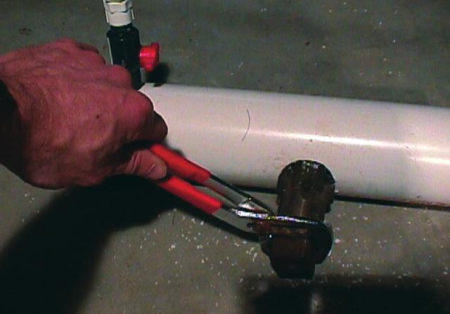Options for this step include the use of saddle clamps instead of drilling and tapping or splice in a tee with 1 1/2 pipe size (Figure 3V) leading to Venturi System loop.