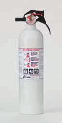FIRE EXTINGUISHER Mariner 110 Fire Extinguisher Part number 427 Multipurpose use UL Rated 1-A, 10-B:C D I S P O S A B L E Suitable for use on Class A (trash, wood & paper), Class B (liquids & gases)