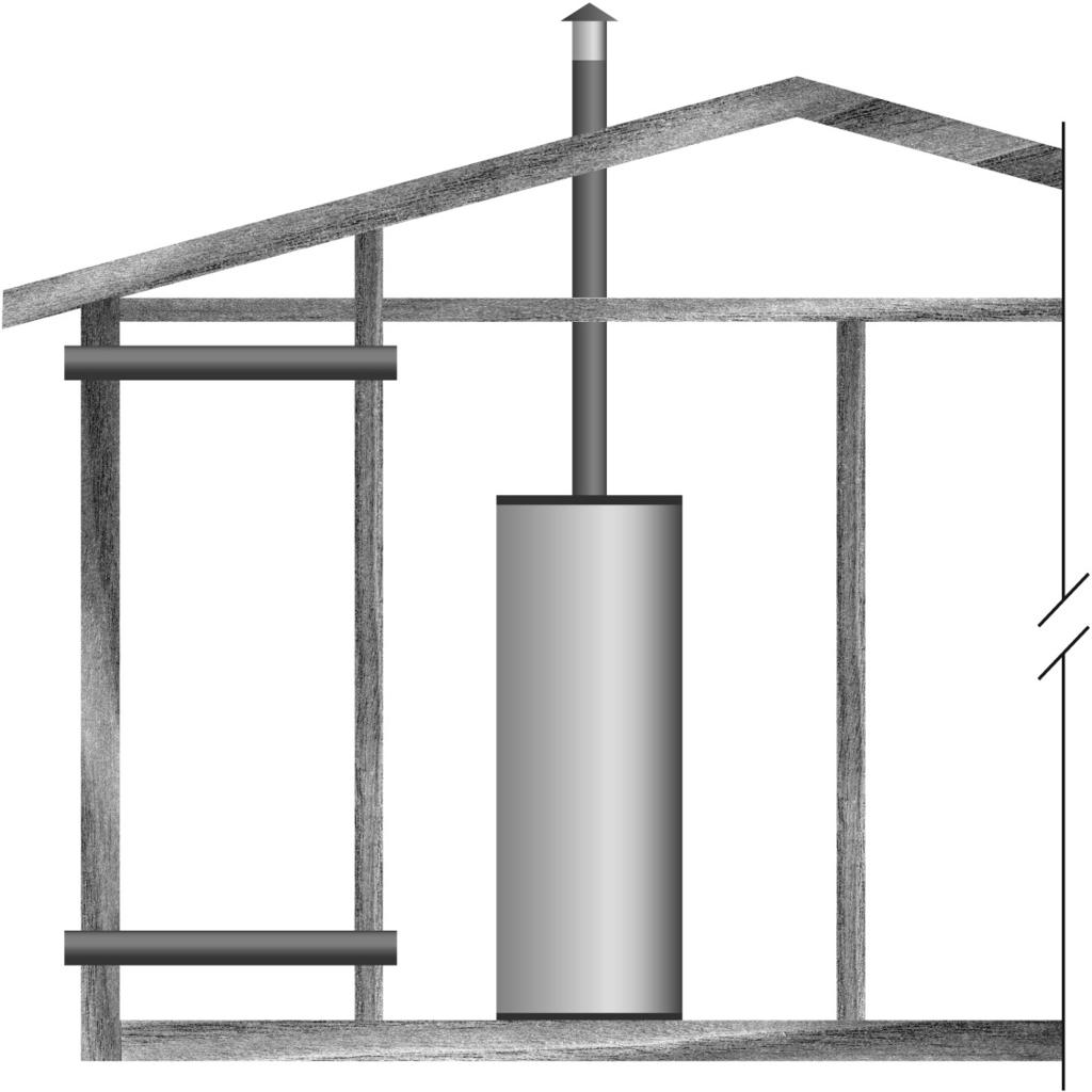 OUTDOOR AIR THROUGH TWO HORIZONTAL DUCTS Figure 14. FRESH AIR FROM TWO VERTICAL DUCTS Figure 13.