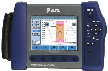 WDM900 Lightwave Test Set The WDM900 is a rugged, portable and easy-to-use optical test set that simplifies in-service testing of live DWDM and CWDM networks.