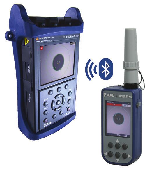 Results can be transferred wirelessly to smart devices or FlexTester and FlexScan OTDRs. The FOCIS Flex offers built-in pass/fail analysis to IEC 61300-3-35, IPC or user set criteria.