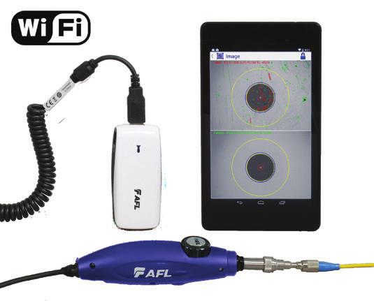 FOCIS WiFi PRO enables mobile workers to complete remote fiber optic connector inspection tasks while remaining connected to coworkers and managers.
