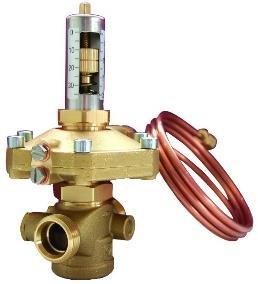 Functions a) Residents Heating System The primary flow to the secondary heating system is controlled by an integrated fixed spring differential pressure control valve with on/off actuated zone valve