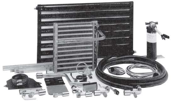 FACTORY TYPE DROP-IN EVAPORATOR KIT FORD "L" SERIES CONVENTIONALS A/C & HEATER UNITS The 10-9729 evaporator kit for the Ford "L" Series takes advantage of the existing O.E.M.