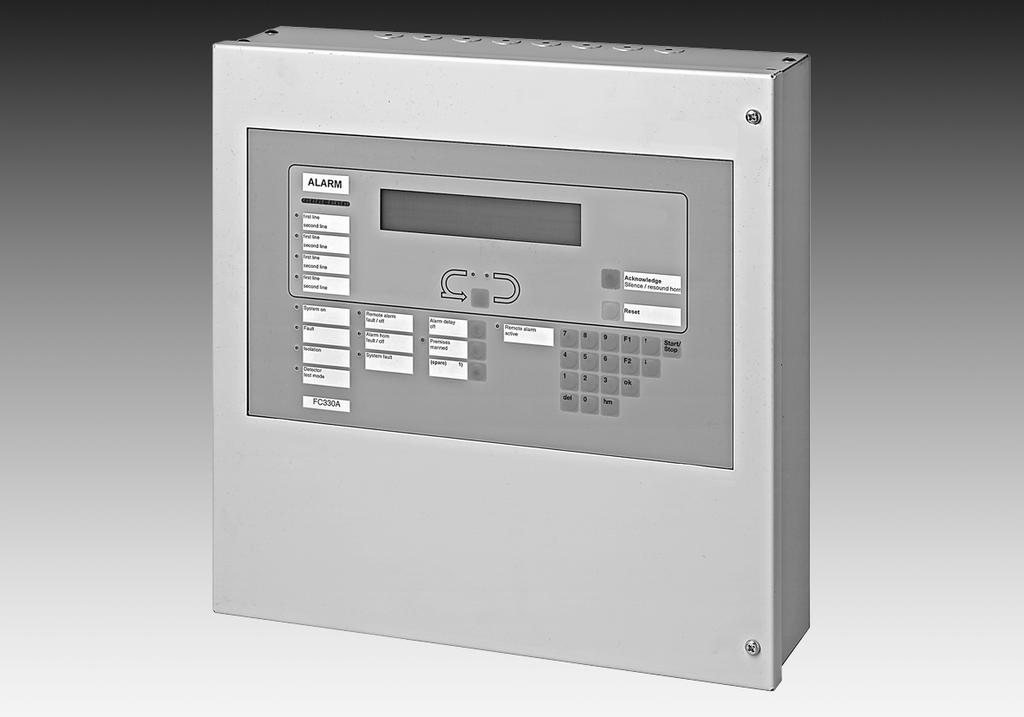 FC330A-ECO1 Auto-addressing analogue 1-Loop fire detection panel Synova Commissioning in no time thanks to automatic address allocation Auto-addressing makes setting dip switches, punch cards, etc.