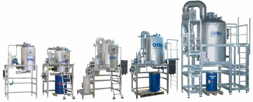 Series ASC Professional Solvent Recycling ASC, one of the most modern distillation plants world wide, compact in design, powerful and very comfortable in operation.