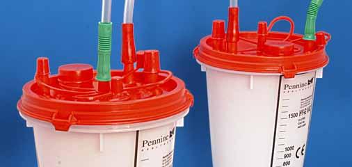 The core of the suction collection system is the Pennine Hy-G-Vac collection bottle: A safe, non-shatter, polypropylene bottle Non-removable leak-proof lid Quick and easy to assemble and use One