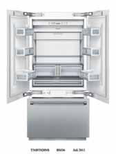FREEDOM COLLECTION 36-INCH PRE-ASSEMBLED FRENCH DOOR BOTTOM FREEZER T36BT810NS / T36BT820NS T36BT810NS / T36BT820NS T36BT810NS 36-Inch, French Door Pre-Assembled with Flat Stainless Steel Panels and