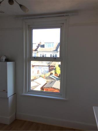 upvc window. Top window tilt opening.