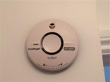 Smoke alarms: In Locations Stated.