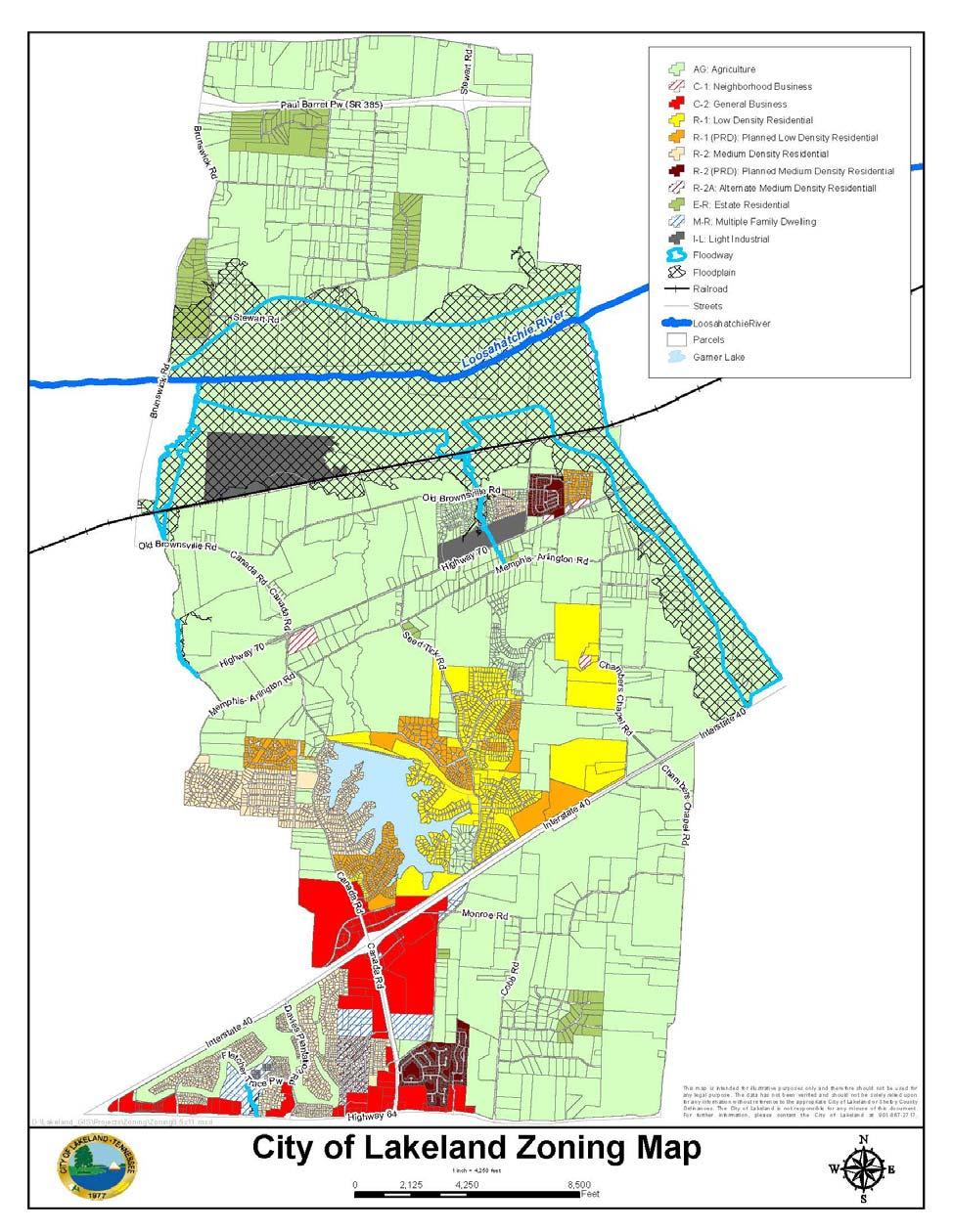 Figure 6 City of Lakeland Zoning Map The University
