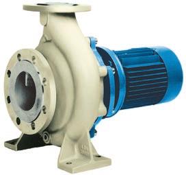 The pump is suitable for handling low-viscositty, clean or slightly contaminated and aggressive liquids.