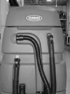 The solution tank then can be filled again for additional cleaning. 1. Drive the machine to a solution disposal drain. 2.