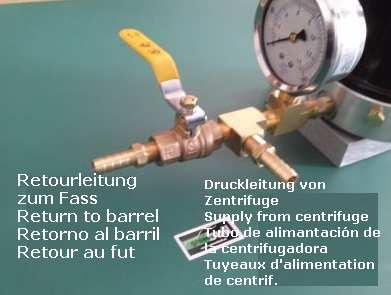 opening and closing the ball valve(yellow or